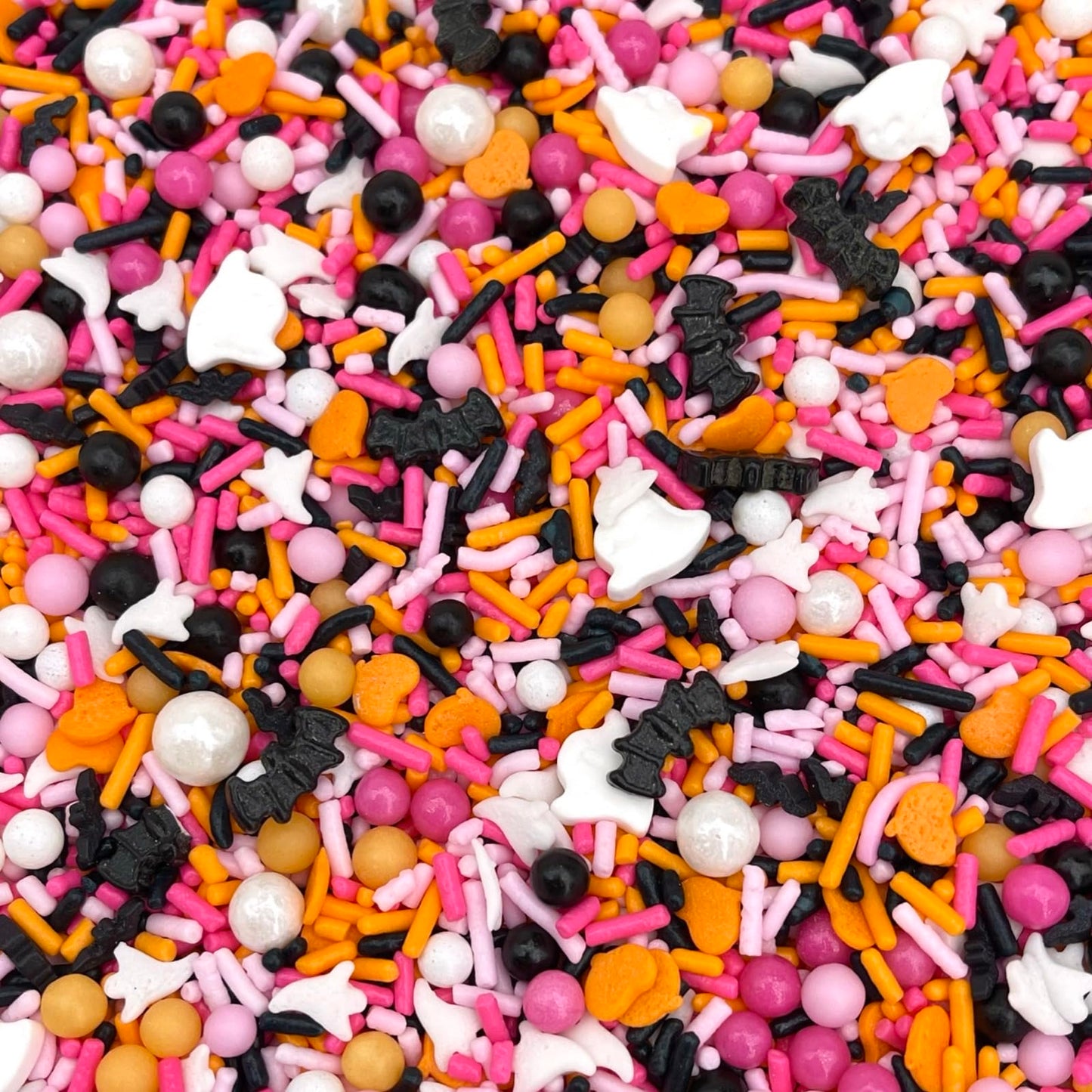 Manvscakes Themed Sprinkles Mix for Cake Decorating, 4 oz, Orange Pink, Assorted Halloween Sprinkles