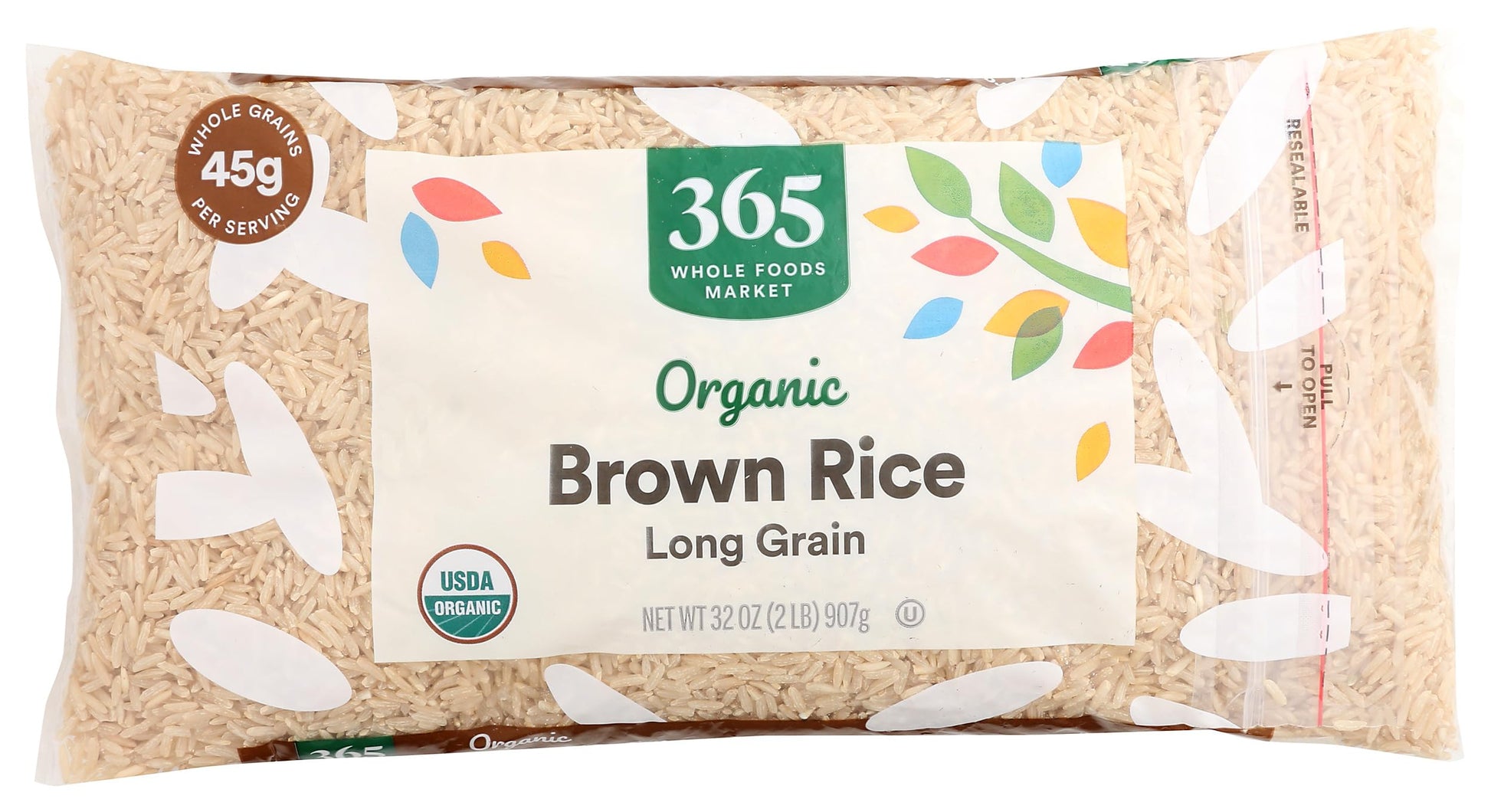 365 by Whole Foods Market, Organic Long Grain Brown Rice, 32 Ounce