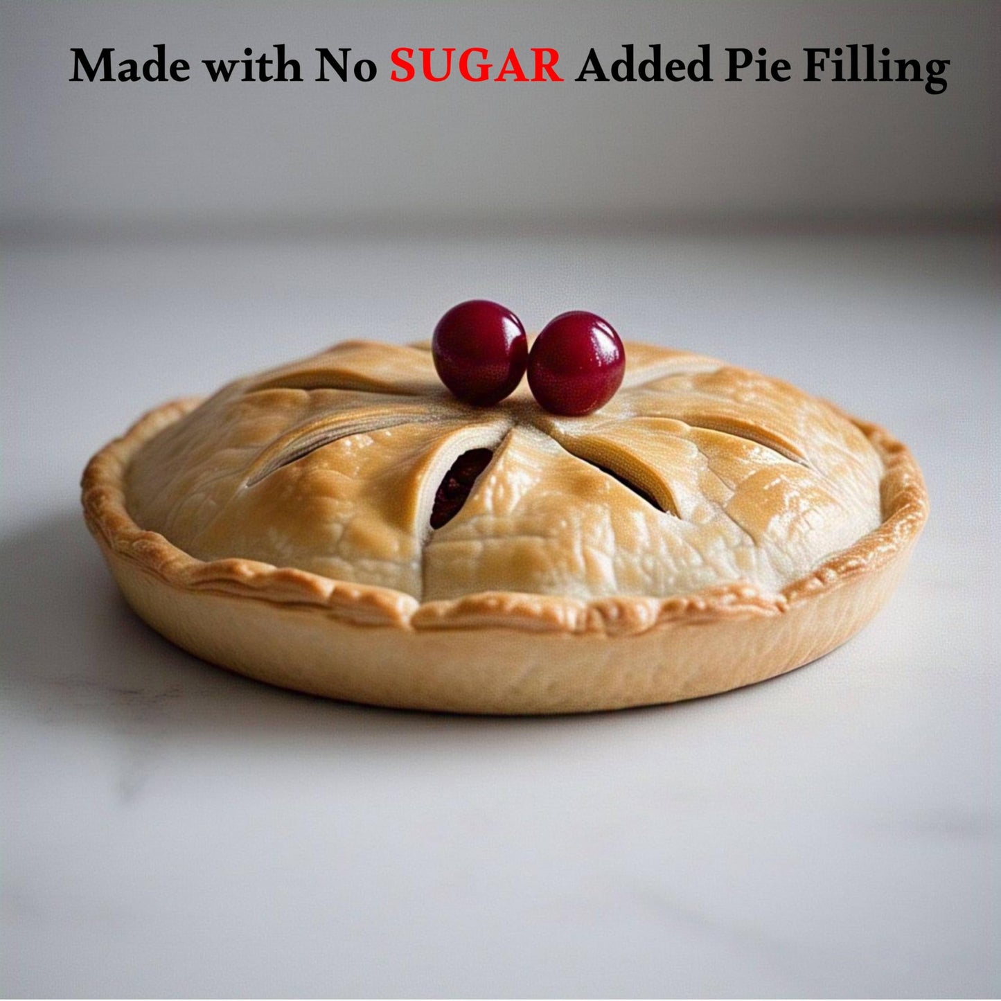 Andy Anand Sugar Free Cherry Pie - Enjoy The Amazing Taste Of A Classic Cherry Pie Without The Sugar! Perfect For Guilt-Free Cel