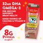 Horizon Organic Shelf-Stable 1% Lowfat Milk Boxes with DHA Omega-3, Chocolate, 8 Fl Oz, Pack of 12