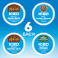 Keurig Iced Coffee, Single-Serve K-Cup Pods Variety Pack, 24 Count