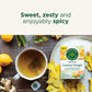 Traditional Medicinals Tea, Organic Lemon Ginger, Promotes Healthy Digestion, 96 Tea Bags (6 Pack)