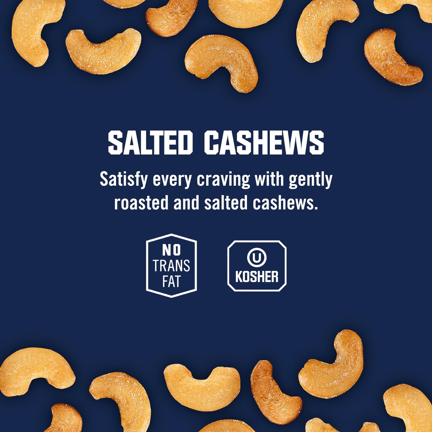 Kars Nuts Salted Cashews, 3 oz Individual Snack Packs - Bulk Pack of 12, Gluten-Free Snack Mix