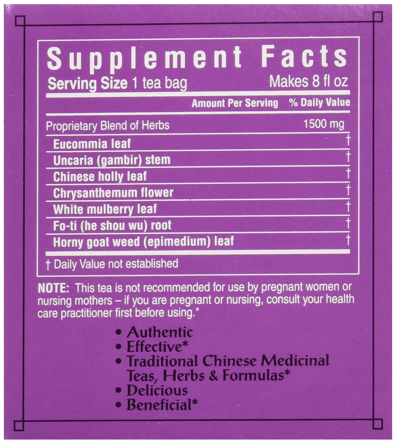 Triple Leaf, Tea Bags, Blood Pressure, 1.06 oz, 20 ct