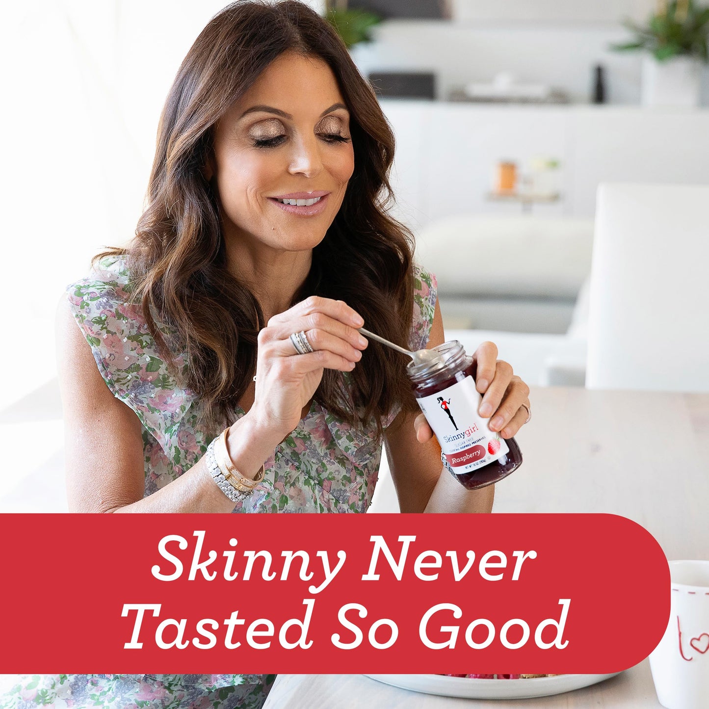 Skinnygirl Sugar Free Preserves Raspberry Bellini 10 Ounce Pack of 6 Red