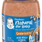 Gerber 3Rd Foods Natural For Baby Grain & Grow Baby Food Jar, Pear Peach Oatmeal, Made With Natural Fruit & Vitamin C With Advan