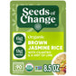 SEEDS OF CHANGE Organic Brown Jasmine Rice with Cilantro Lime, 8.5 OZ Pouch, White