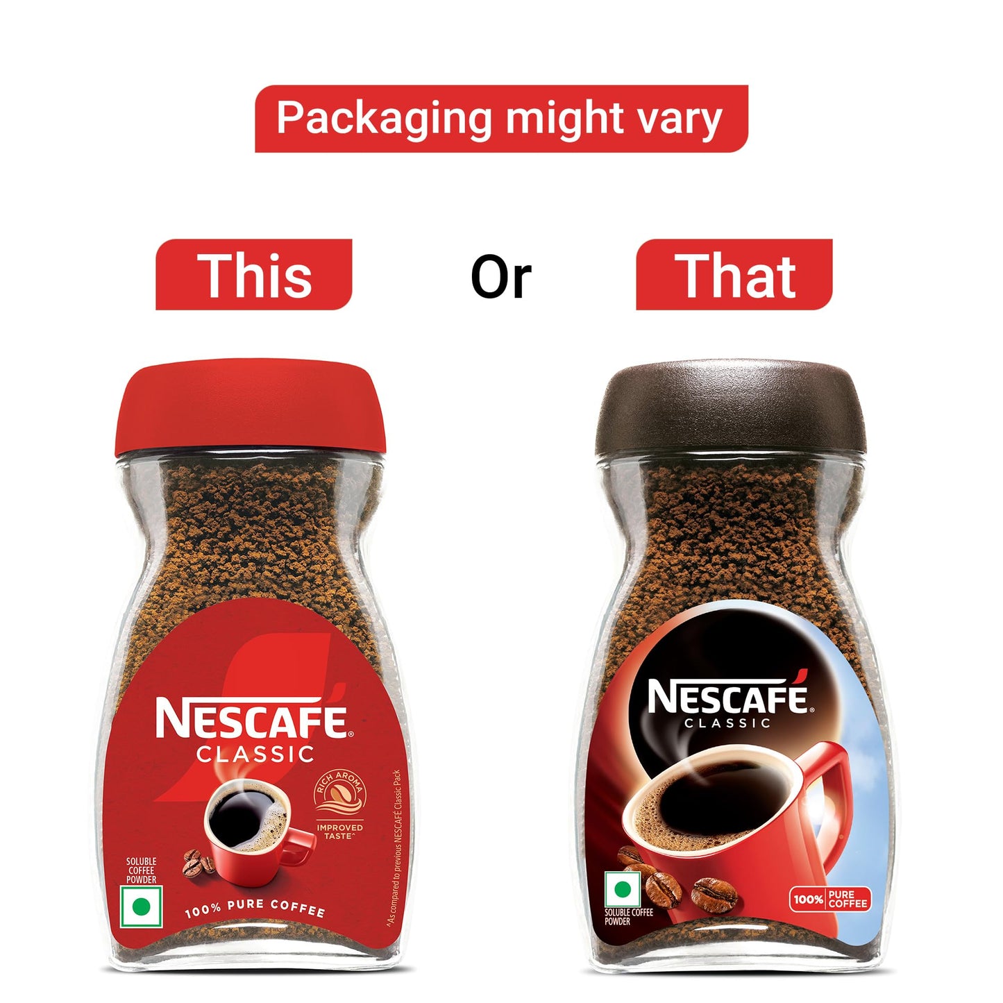 Nescafe Classic Coffee, Glass Jar, 100G