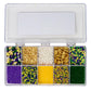 Mystic Sprinkles Mardi Gras Sprinkle Mixes (Mardi Gras Sprinkle Decorating Kit 6.9Oz)
