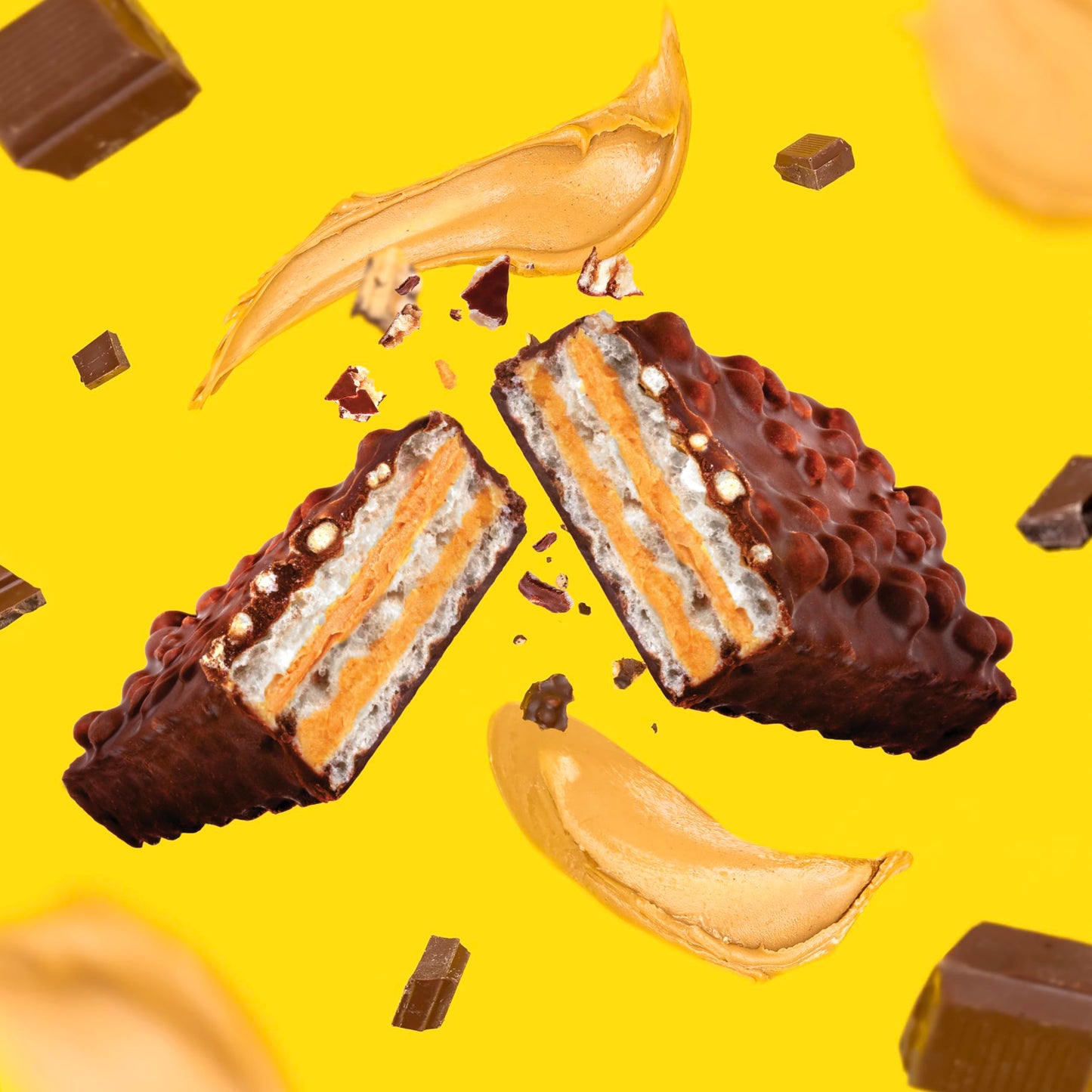 Fitcrunch Wafer Protein Bars, 16G Of Protein & 3G Of Sugar (9 Bars, Chocolate Peanut Butter)