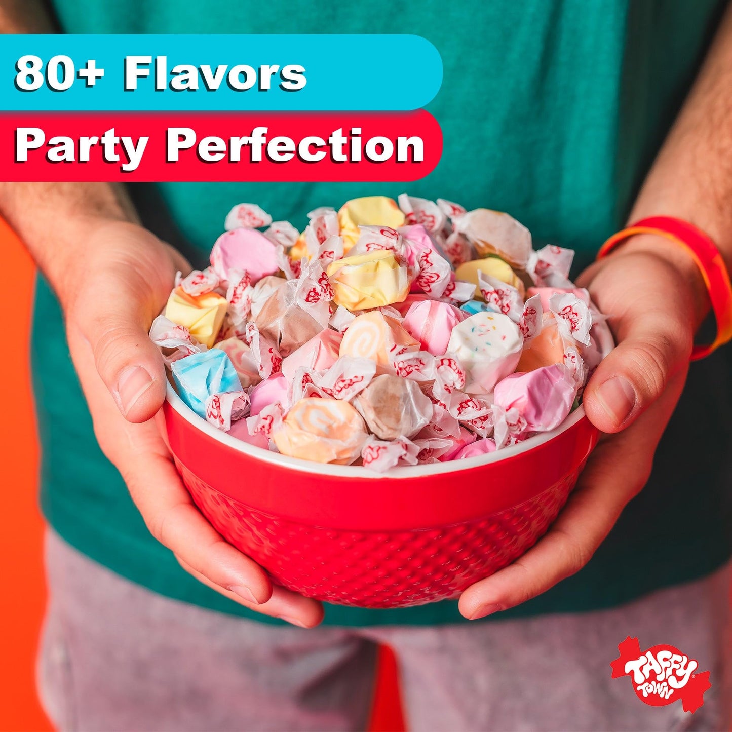 Taffy Town Saltwater Taffy- Chocolate | Gourmet Taffy| Nougat-Style Candy| Soft & Delicious| Snack Treats| Party Good Candies| 2