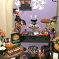 Rssta i Halloween Cupcake Toppers, 36 Pack, Glitter Bat, Witch Hat, Ghost, Cat, Paper, Design 1, for Kids Birthday and Baby Shower