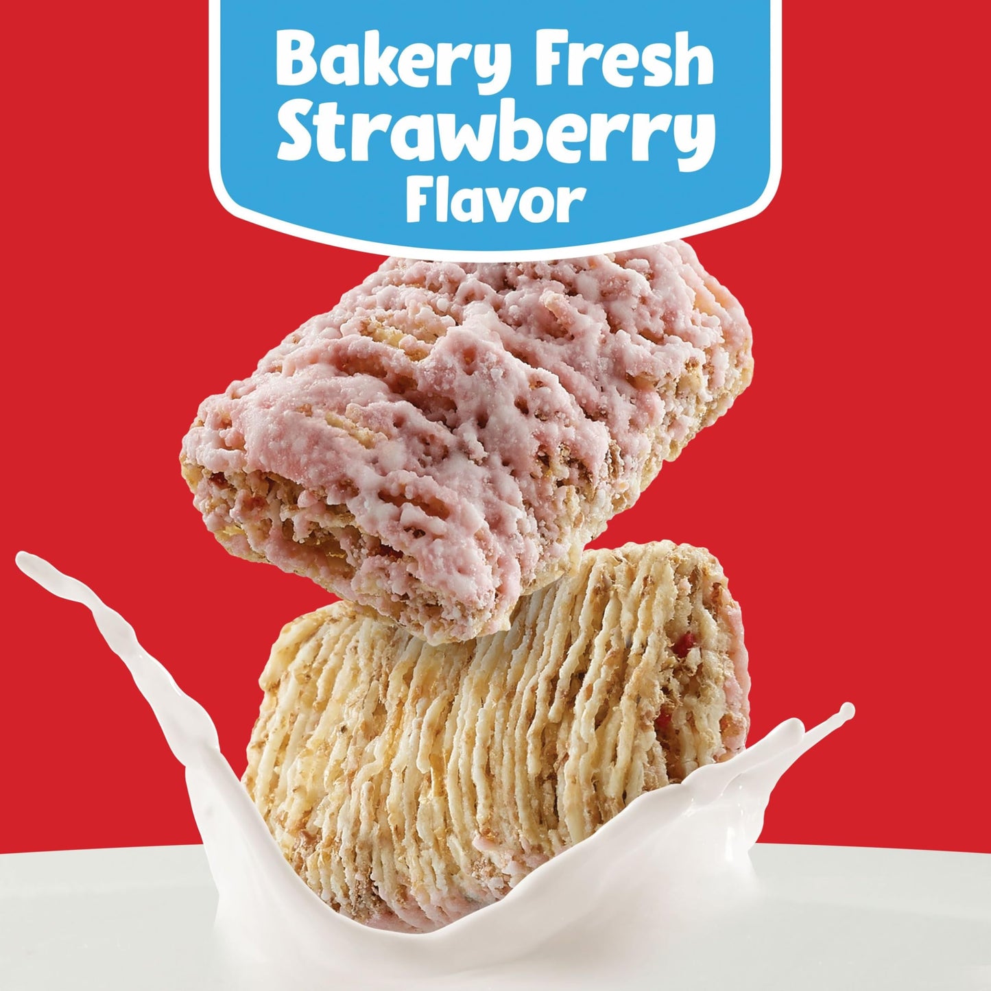 Kelloggs Frosted Mini-Wheats Breakfast Cereal, Kids Cereal, Family Breakfast, Strawberry, 13.3oz Box (1 Box)
