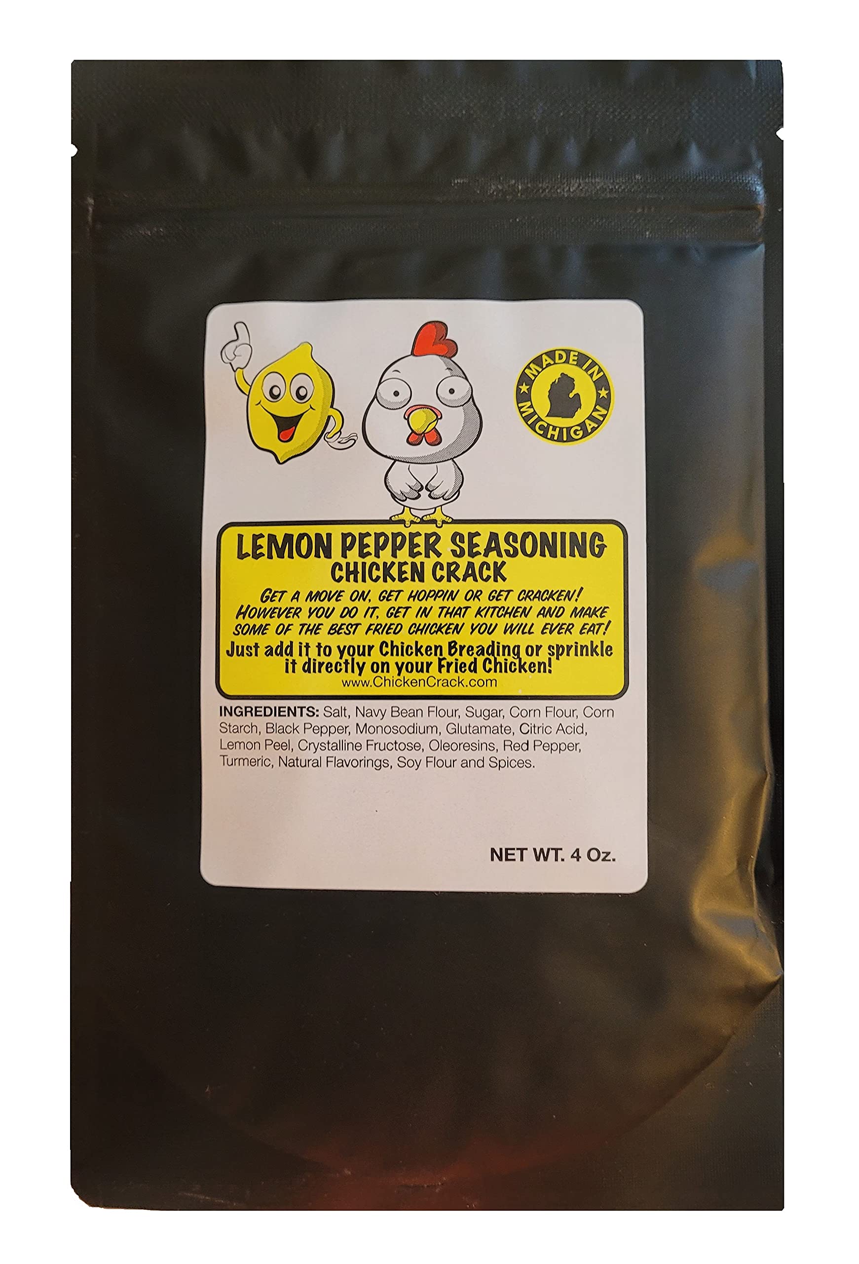 Chickencrack Chicken Crack: 3 Lemon Pepper Seasonings, 4 Ounce (Pack Of 3)