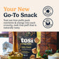 Tosi Crispy Puffs (3Oz, 4 Pack), Vegan Crunchy Snacks, 8G Plant Based Protein, Nut-Free, Allergen Friendly, Healthy Snacks For Mature-Themeds & Kids, Gluten Free  , Ancient Grains (Salty Sweet)