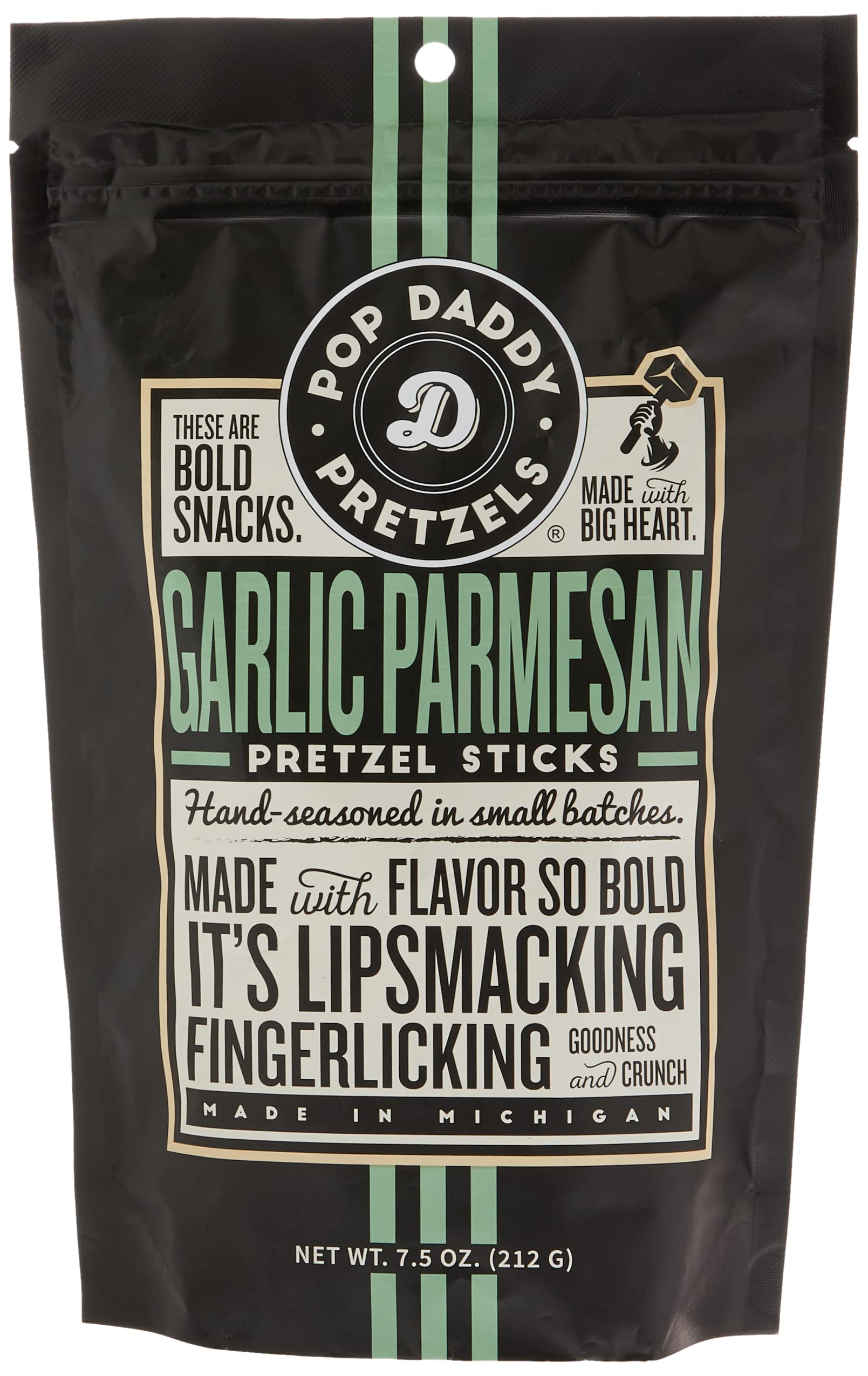 POP PRTZL STK GRLC PARM (12x7.50)