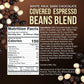 SweetGourmet Chocolate Covered Espresso Beans Blend | White Milk Dark Chocolate | 2 Pounds