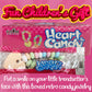 Fusion Select Color Candy Bracelet - Edible Candy Jewelry with Love Heart Charm - Sweet Treats for Kids Birthday, Party Favors,