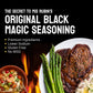 MIS RUBINS BLACK MAGIC SEASONING Charcoal BBQ Seasoning Rub, 5 Oz Shaker