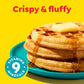 Eggo Frozen Waffles, Frozen Breakfast, Breakfast Food, Buttermilk, 12.3oz Box (10 Waffles)