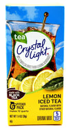 Crystal Light Iced Tea Drink Mix, Natural Lemon Flavor (12-Quart), 1.4-Ounce Packages (Pack Of 4)