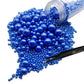 Royal Blue Edible Pearls For Cake Decorating 5.1 Oz | Royal Blue Cake Pearls | Edible Sugar Pearls | Edible Cake Decorations | R