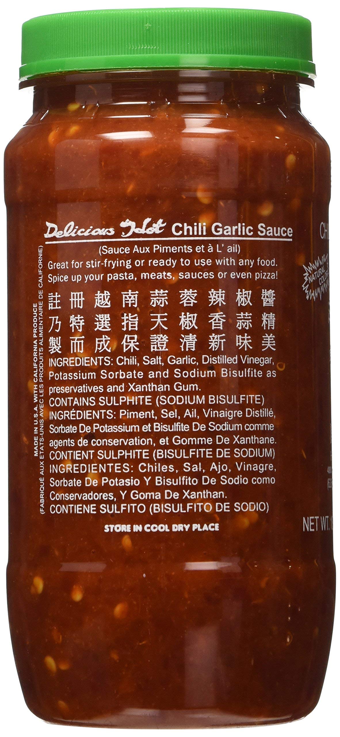 Huy Fong Sauce Chili Garlic,18 Oz