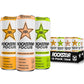 Rockstar Focus Variety Pack, 3 Flavors (White Peach, Lemon Lime, Orange Pineapple), 12 Fl Oz Cans, Pack of 12