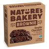 Natures Bakery Whole Wheat Fig Bars, Double Chocolate Brownie, Real Fruit, Vegan, Non-Gmo, Snack Bar, 1 Box With 6 Twin Packs