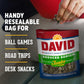 David Roasted And Salted Reduced Sodium Sunflower Seeds, Original Flavor, 16Oz.