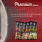 The Frozen Bean Caramel Macchiato Frappe & Latte Instant Mix (20 Sticks), Made With Arabica Coffee, Double Shot Caffeine, Low Sugar & Enhanced Ingredients, Hot, Iced, Or Blended Drinks