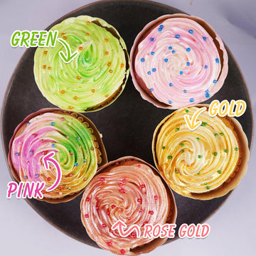 Dazzjoy Pink Edible Glitter For Cocktails, Food Grade 7G, Kosher, Shimmer Edible Glitter For Drinks, Decorating, Cupcake, Cookie
