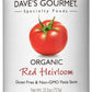 Dave's Gourmet Pasta Sauce, Tomato, Organic Red Heirloom, 1.59 Pound
