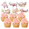 Gyufise 36Pcs Airplane Cupcake Toppers Pilot Aviation plane Cupcake Picks Airplane Plane Cupcake Decoration for Plane Theme Baby
