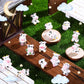 Blulu 28 Pieces Mini Cute Cow Animals Miniature Figurines Toys Cow Cake Toppers Resin Garden Miniature Moss Landscape Diy Terrar