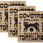 Coyotas - Organic Cassava Tortillas - Grain-Free, Gluten-Free, Non-GMO, Vegan, Paleo, Medium 6 Inch - 8 Tortillas Per Pack (3 Pa