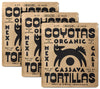 Coyotas - Organic Cassava Tortillas - Grain-Free, Gluten-Free, Non-GMO, Vegan, Paleo, Medium 6 Inch - 8 Tortillas Per Pack (3 Pa