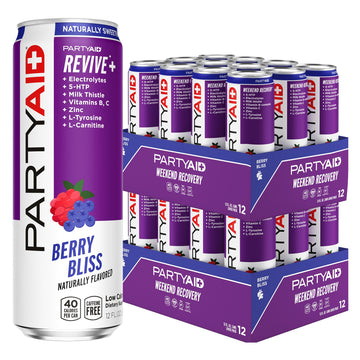 LIFEAID PARTYAID Rehab Blend, Caffeine-Free, 12 Fl Oz (Pack of 24), Color: Partyaid, Model: 609207953999