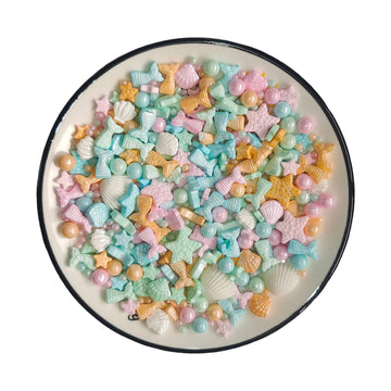 Sentovac Edible Mermaid Pearl Mix Sprinkles For Decorating | Edible Cake Cupcake Sprinkles 1 Bottle 3.53Oz/ 100G | Cookie And Ic