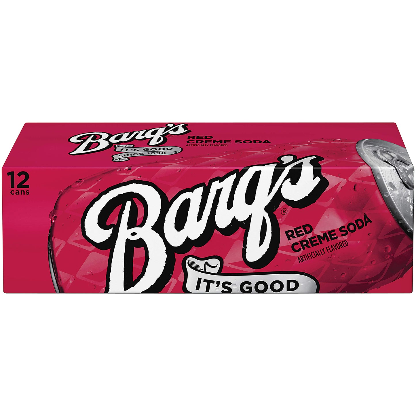 Barqs Red Creme Soda Cans - 12 Fl Oz (Pack of 12) - Model COKESC000023898