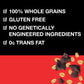 Kind Healthy Grains Clusters, Dark Chocolate Granola, Gluten Free, 10G Protein, 11 Ounce (Pack Of 6)