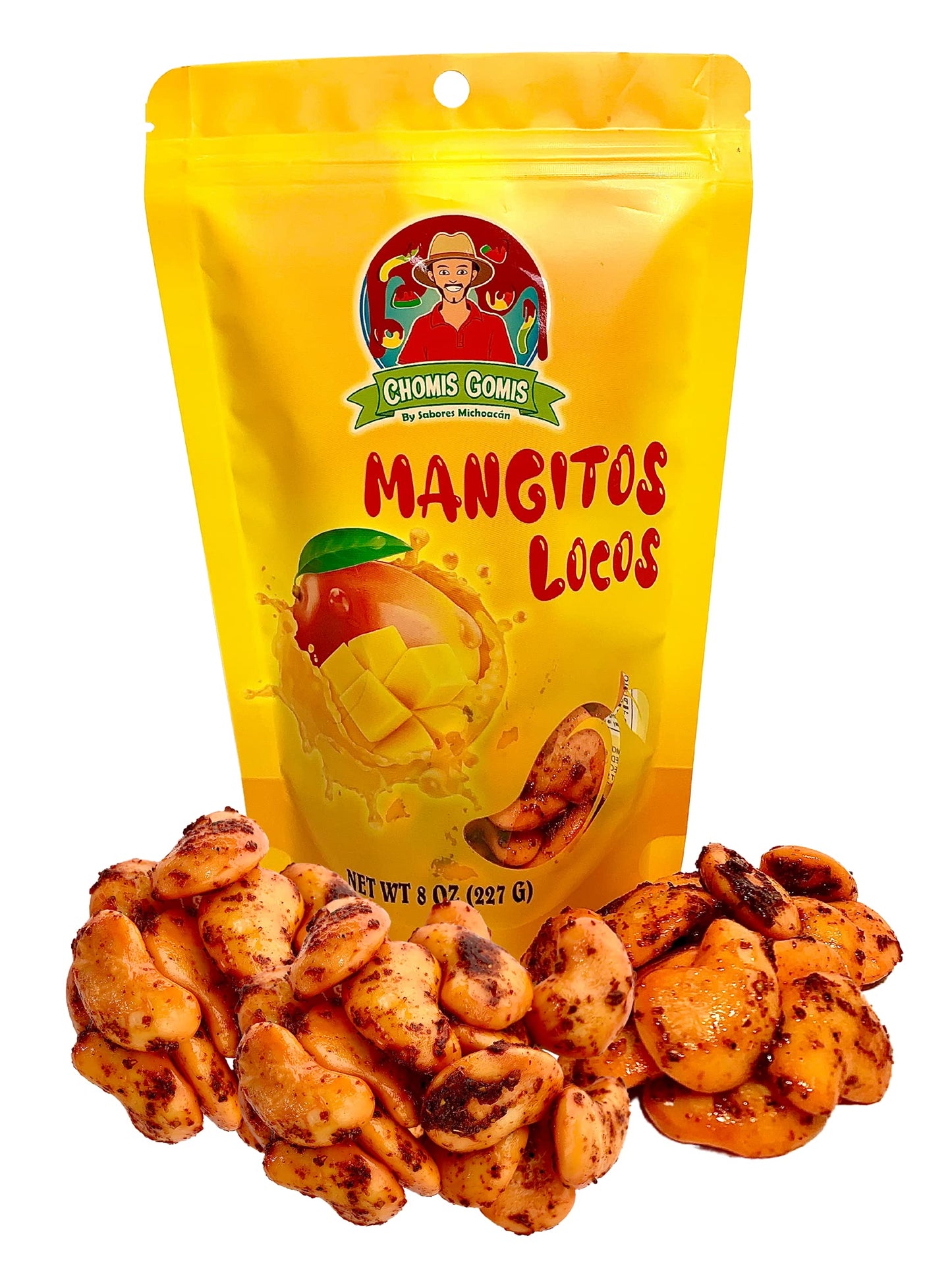 Chomis Gomis Candy Chamoy Gummy - Mango Flavor, 8 Ounce (Pack of 1)
