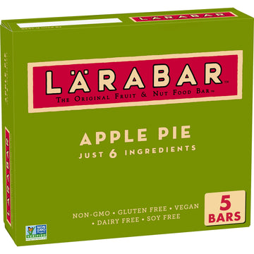 LÄRABAR Gluten Free Bar, Apple Pie Flavor, 5 Count, Model 141673000