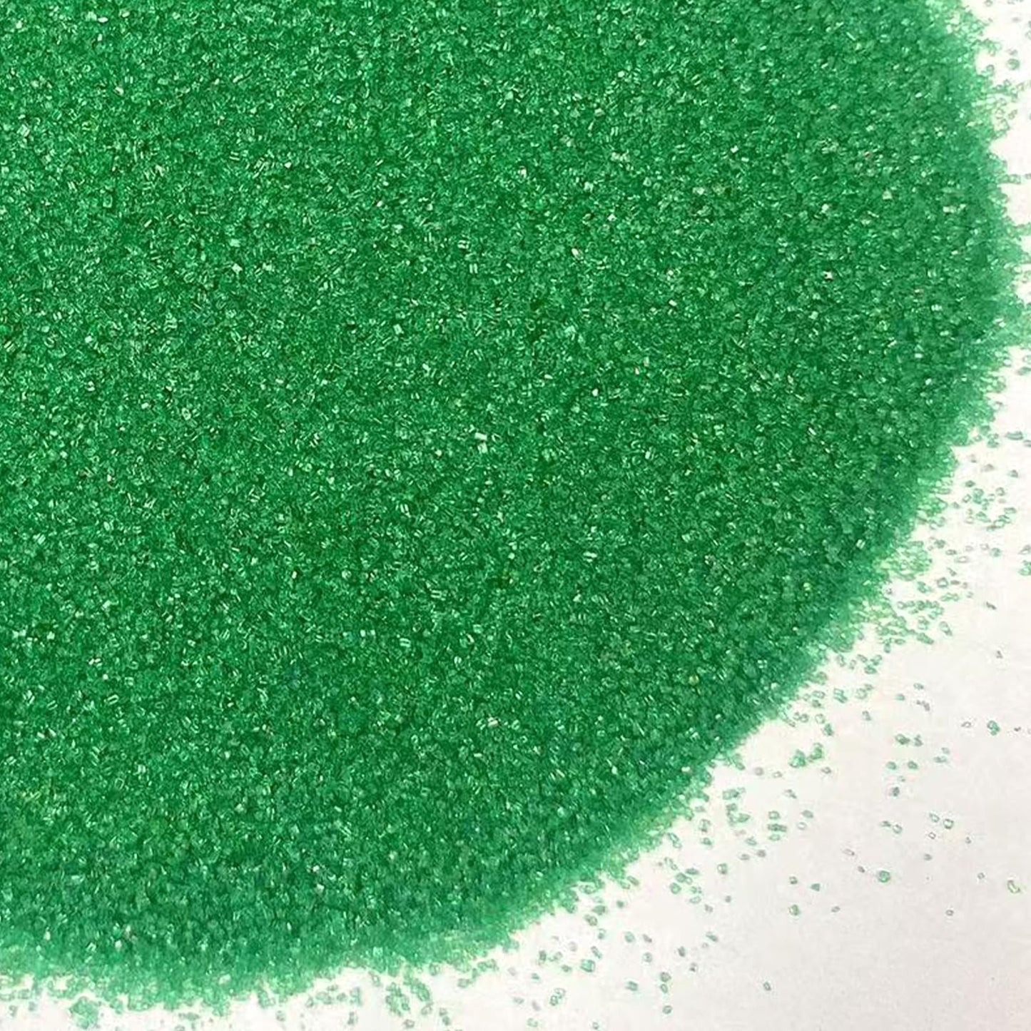 PhilaeEC Green Sanding Sugar Edible Sparkling Crystals for Baking Cake Decoration Cookie Ice Cream Cupcake Toppers Wedding Party