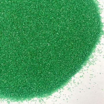 PhilaeEC Green Sanding Sugar Edible Sparkling Crystals for Baking Cake Decoration Cookie Ice Cream Cupcake Toppers Wedding Party