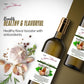 Chef Jean Pierre'S Extra Virgin Roasted Garlic Olive Oil - 750Ml (25Oz) Glass Bottle - Naturally Infused With Sweet And Tangy Fl