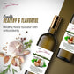 Chef Jean Pierre'S Extra Virgin Roasted Garlic Olive Oil - 375Ml (12.5Oz) Glass Bottle - Naturally Infused With Sweet And Tangy