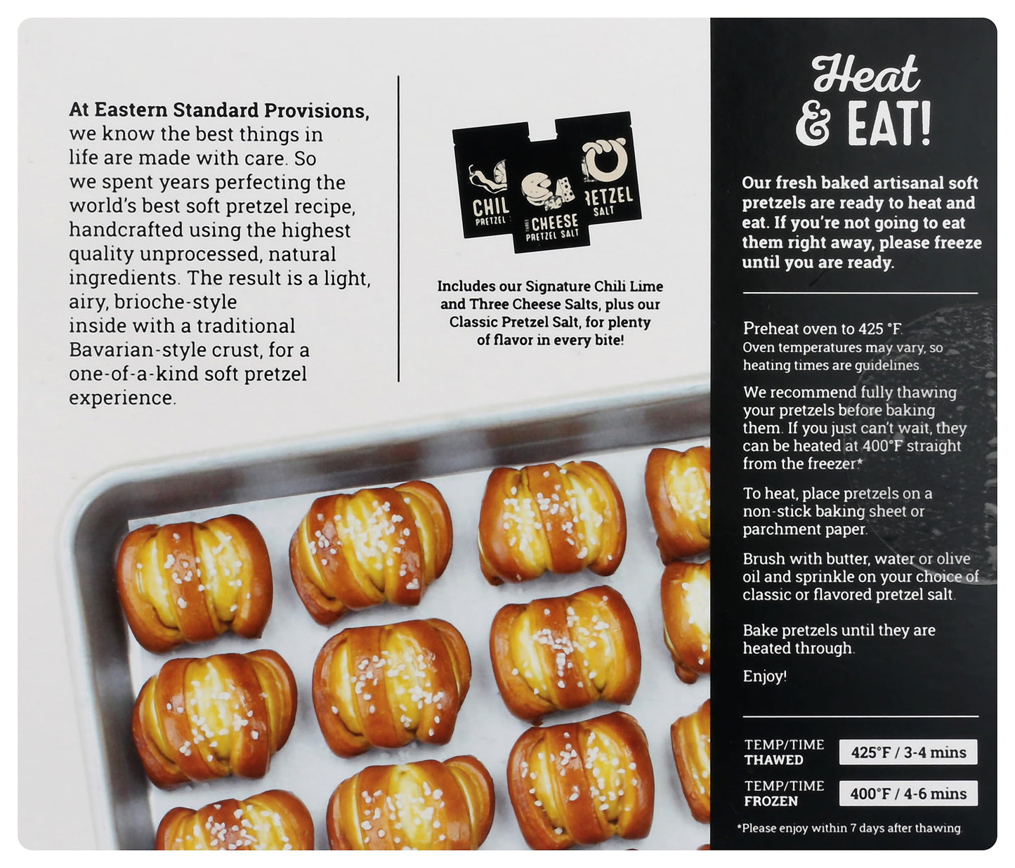 Eastern Standard Provisions One Timer Bites Artisanal Soft Pretzel Bites, 12.18 OZ
