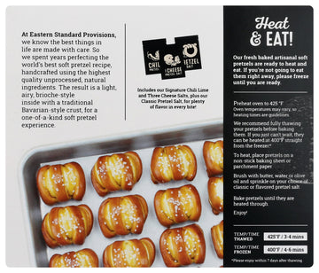 Eastern Standard Provisions One Timer Bites Artisanal Soft Pretzel Bites, 12.18 OZ