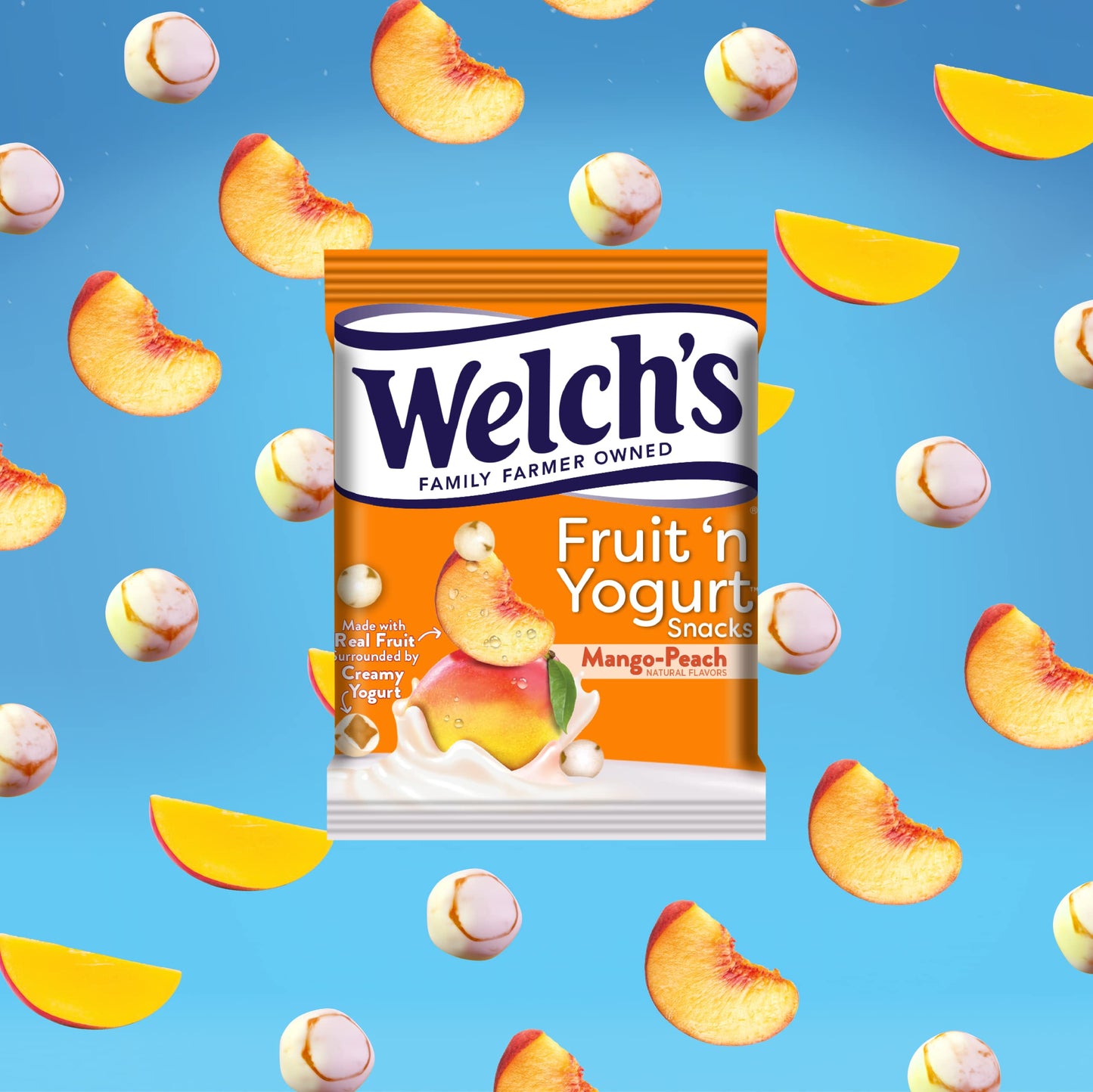 Welchs Fruit Snacks Variety Pack, Strawberry, Blueberry Acai, Mango Peach, 0.7 oz Bags, Pack of 42, Misc Color